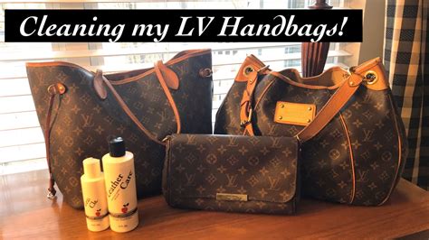 cleaning Louis Vuitton handbags